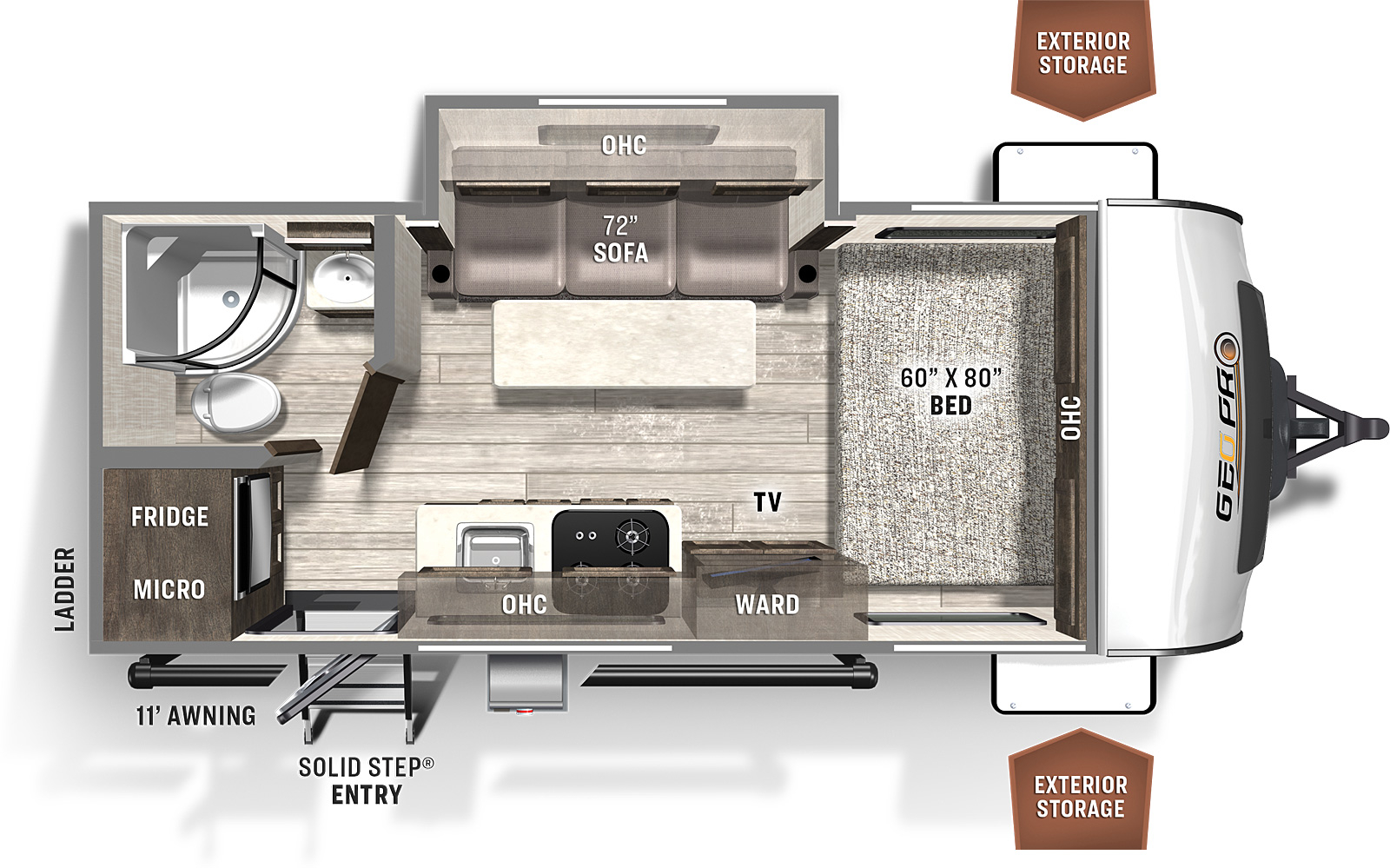 NEW 2021 ROCKWOOD GEO PRO 19FBS Overview Berryland Campers