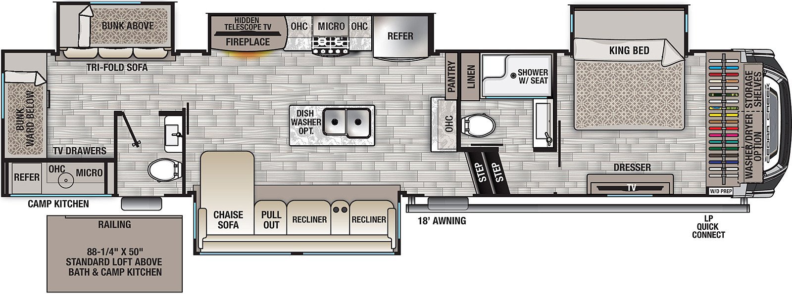 NEW 2023 CEDAR CREEK 375BHO - Overview | Berryland Campers