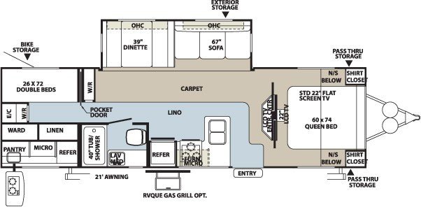 NEW 2011 FOREST RIVER FLAGSTAFF 831RKSS - Overview | Berryland Campers