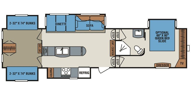 NEW 2010 K-Z INC DURANGO 355BH - Overview | Berryland Campers